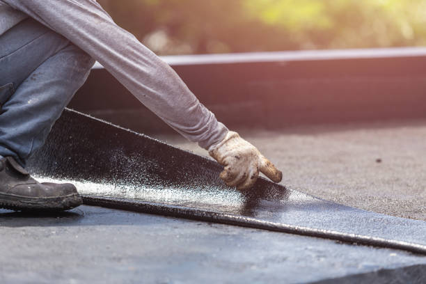 Professional Waterproofing technician working in Pulaski, WI